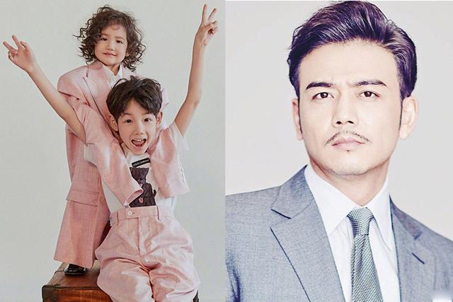 本以为张亮林志颖的儿子够帅了,没想到杨烁儿子更帅,女儿也漂亮