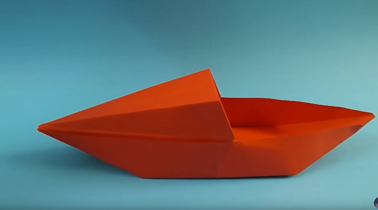 手部精细运动 认知:折一艘纸船