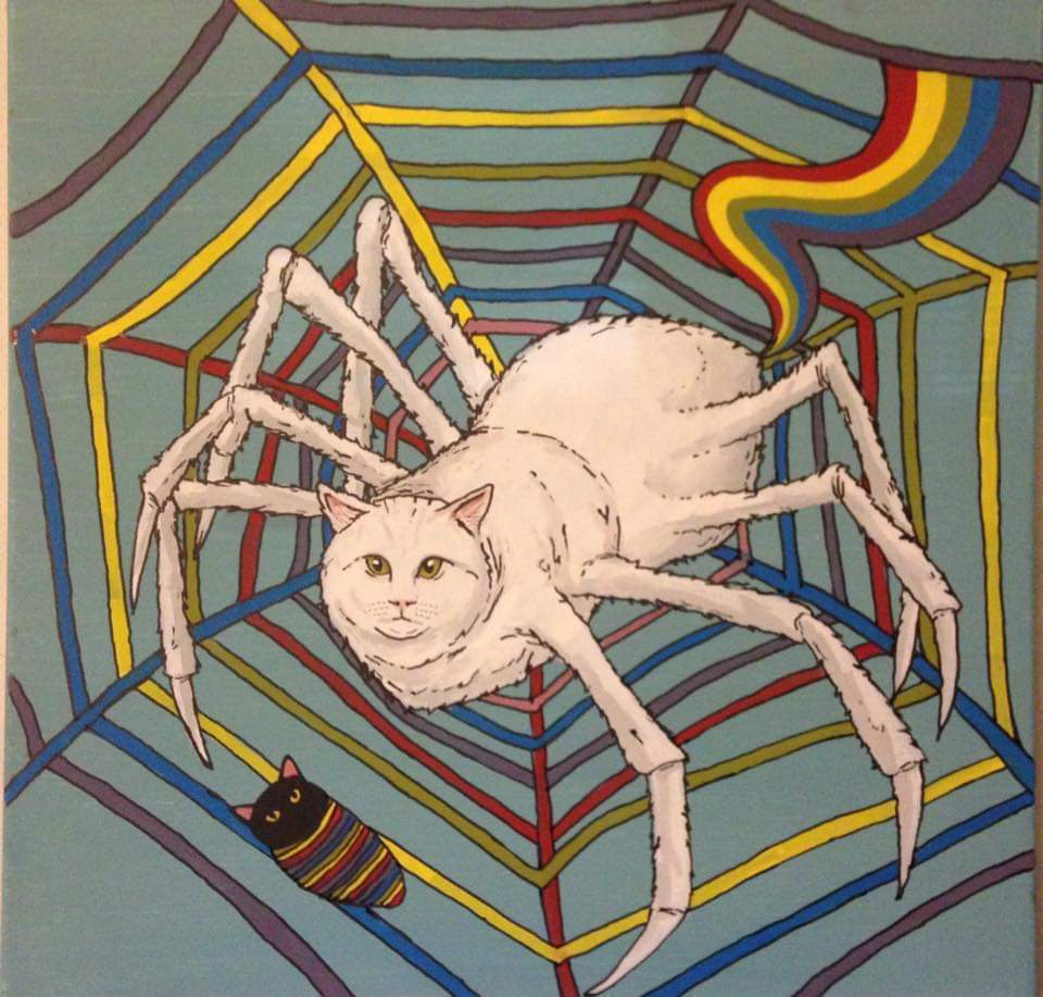 *艺术家daniel ryan 笔下的怪力猫们