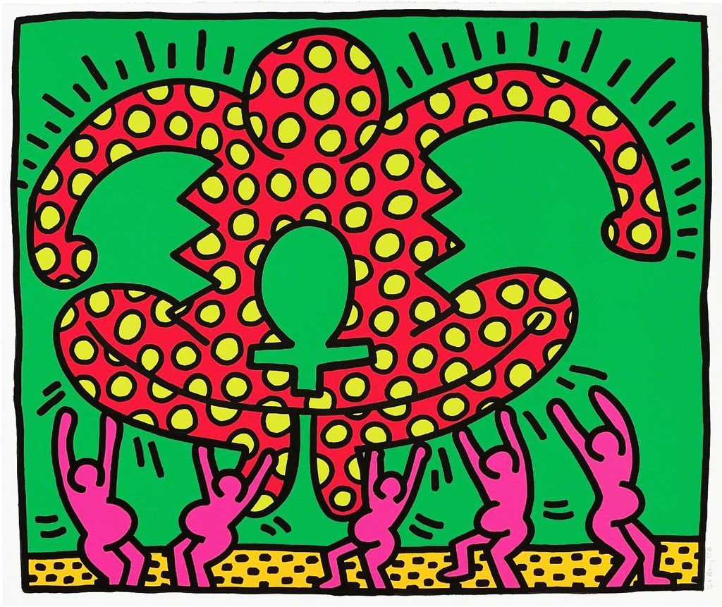 美国涂鸦艺术家keithharing作品