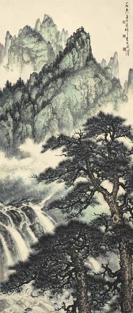 岭南大师黎雄才绘就"黎家山水"