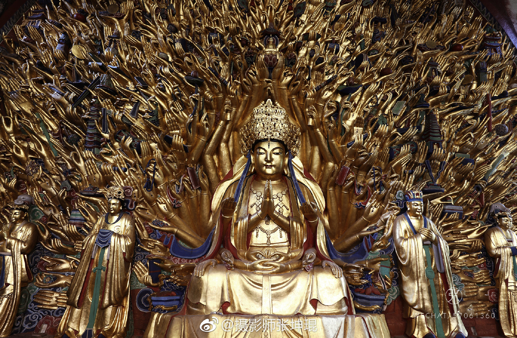 世界文化遗产大足石刻千手观音,石窟艺术的震撼之感.
