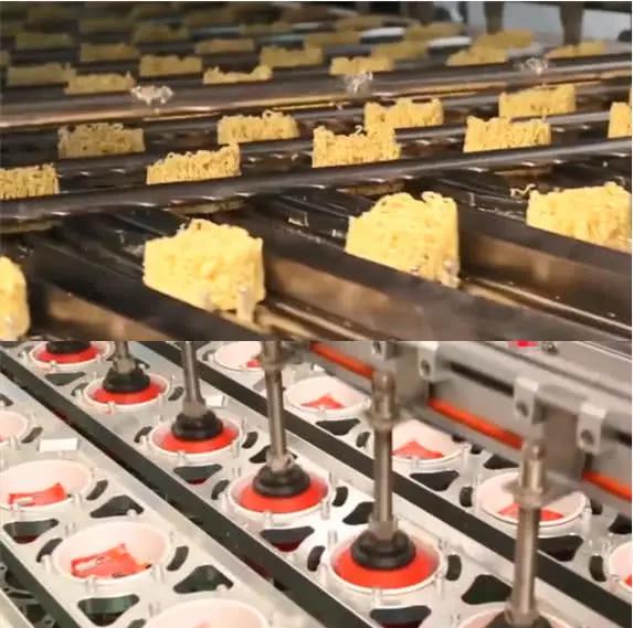 相信看完了方便面的制作过程很多人都会闭嘴了,现在方便面的加工厂