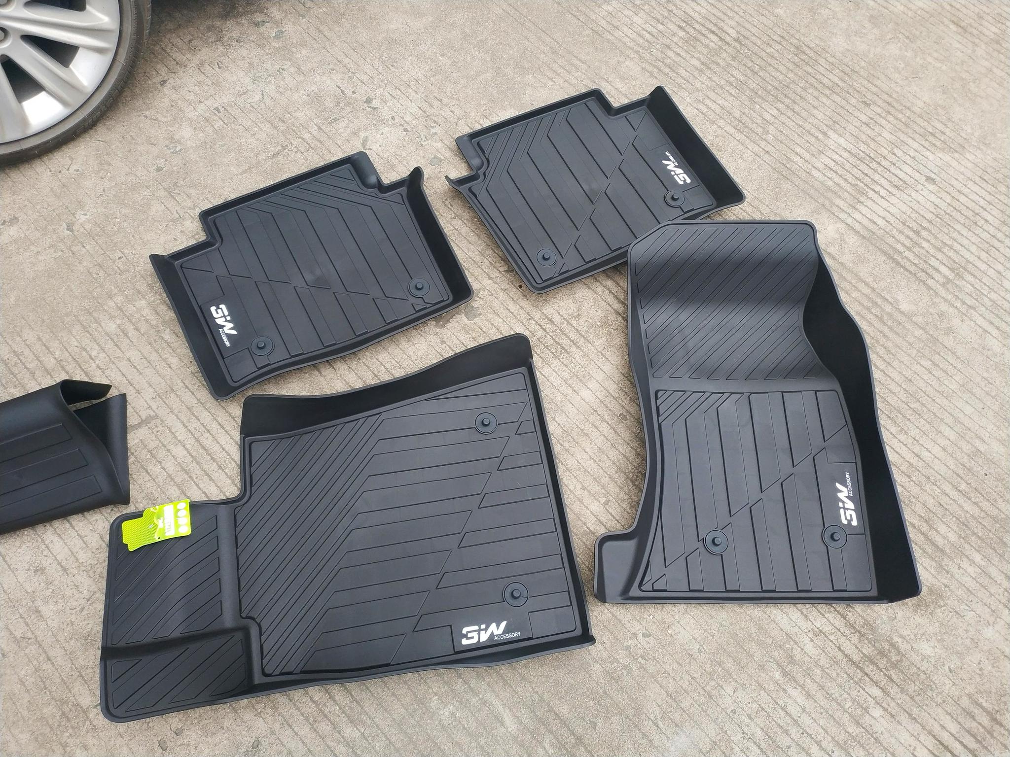 高颜值的3w全tpe脚垫开箱