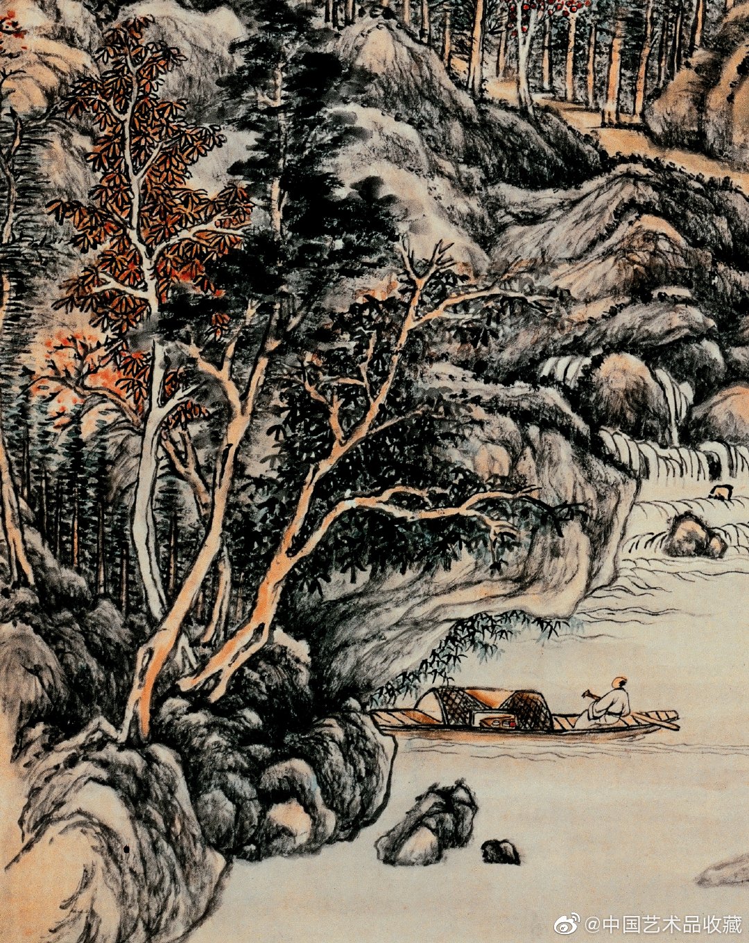 清 张宗苍 《山水图》