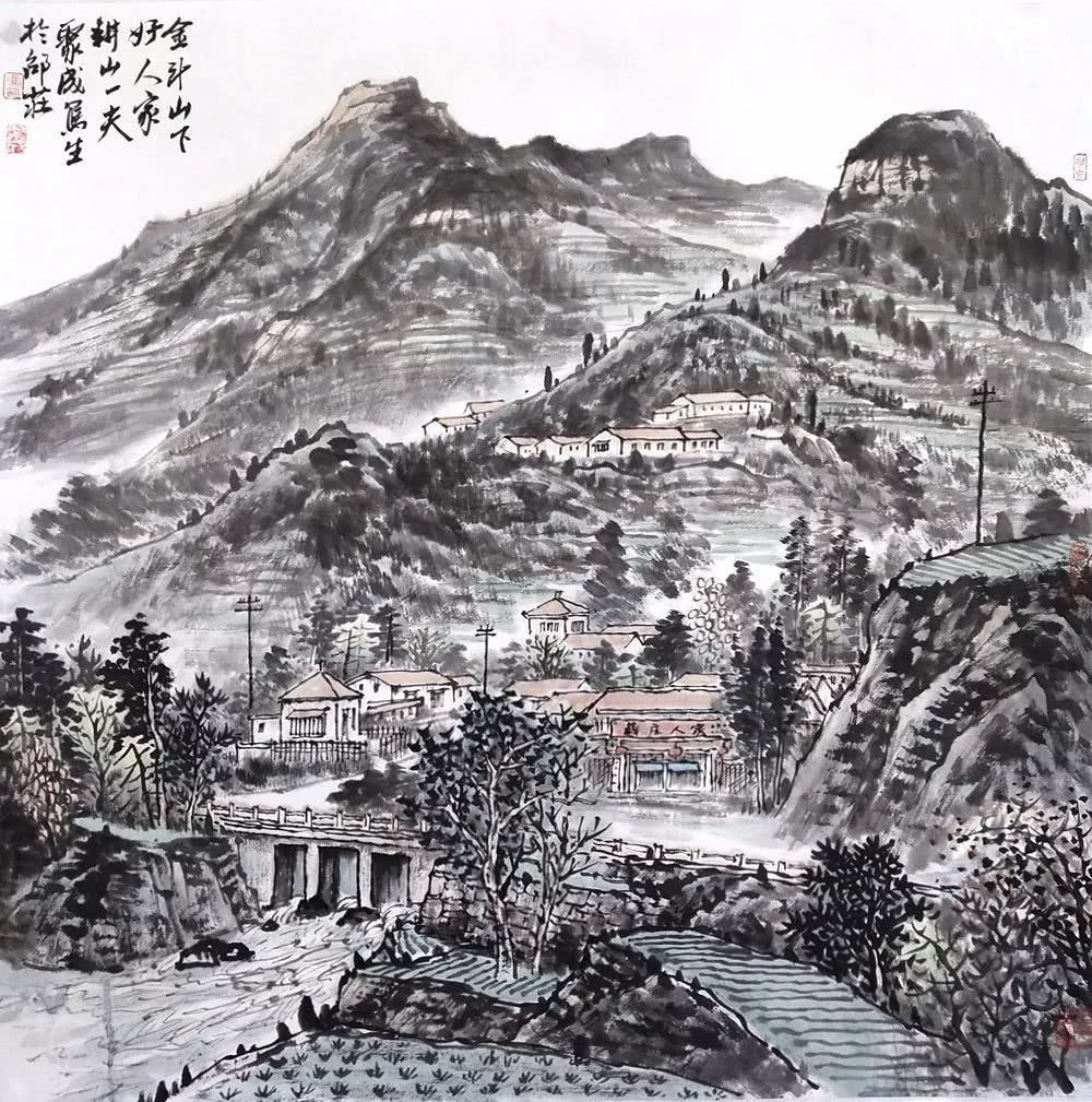 冯聚成绘画作品欣赏