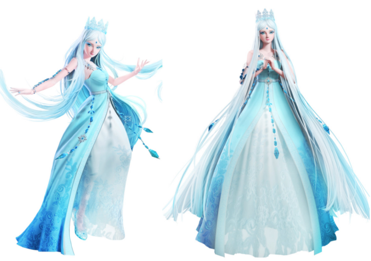 当6位叶罗丽主角穿上新衣服,孔雀仙子看起很性感,冰公主像怀孕__财经