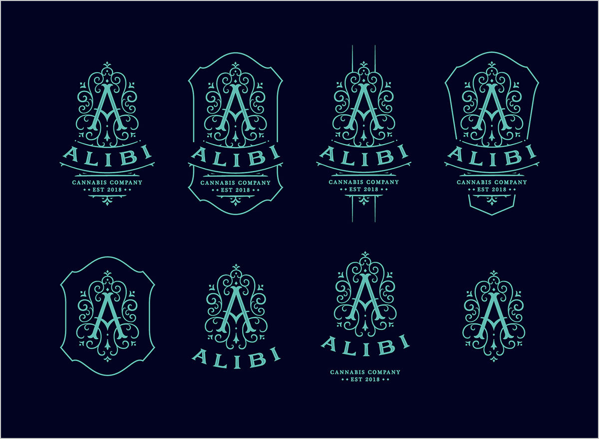 手绘复古风字体logo设计,by:mateusz witczak