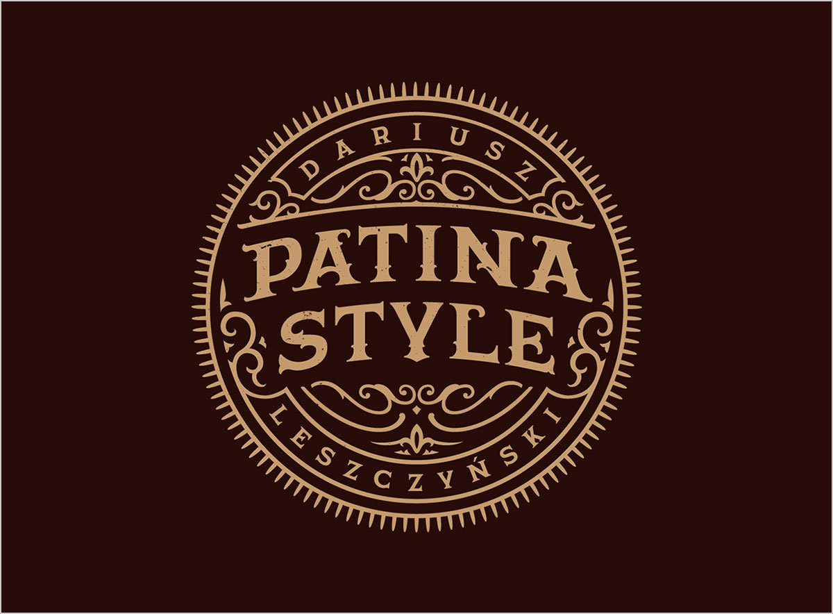 手绘复古风字体logo设计,by:mateusz witczak