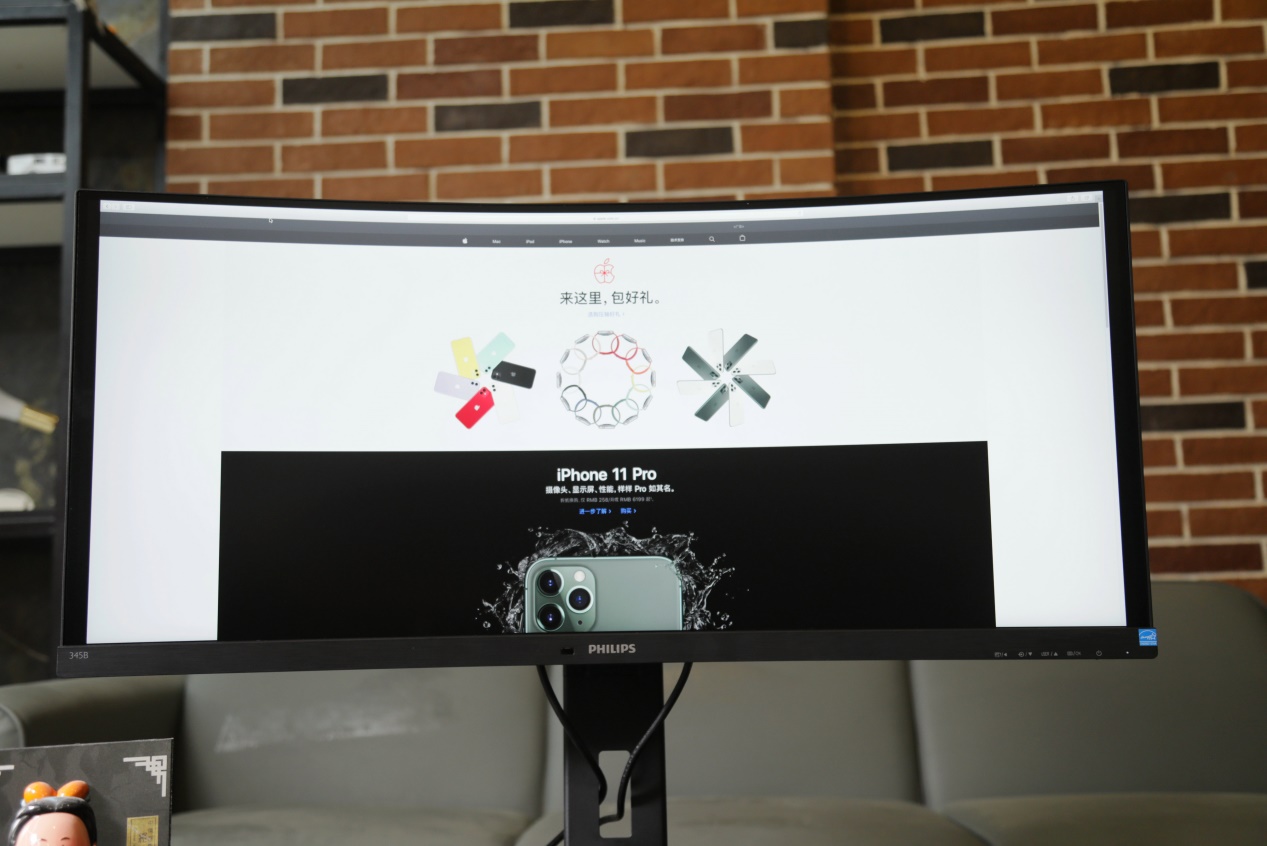 飞利浦345B1CR显示器体验:大屏商务风,美女却喜欢!