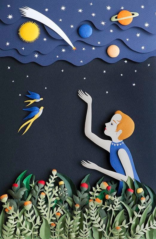 古巴女艺术家elsa mora的立体纸雕作品