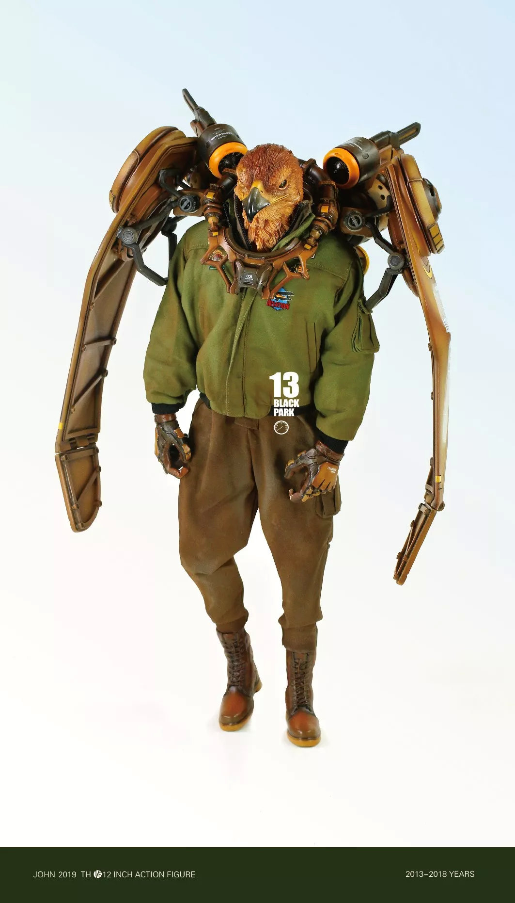 b13公布黑暗实验室系列猎鹰!背部飞行器也太帅了吧!