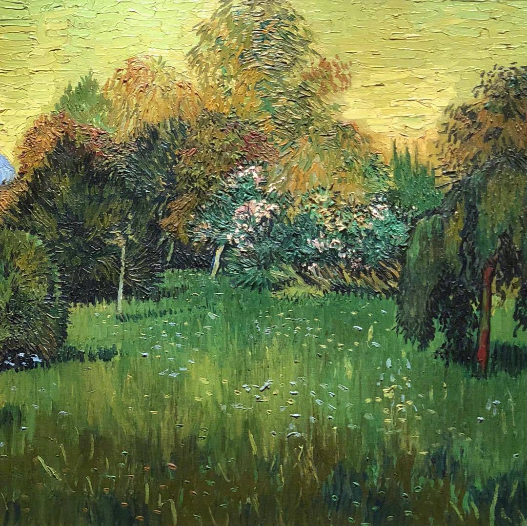 梵高笔下的绿