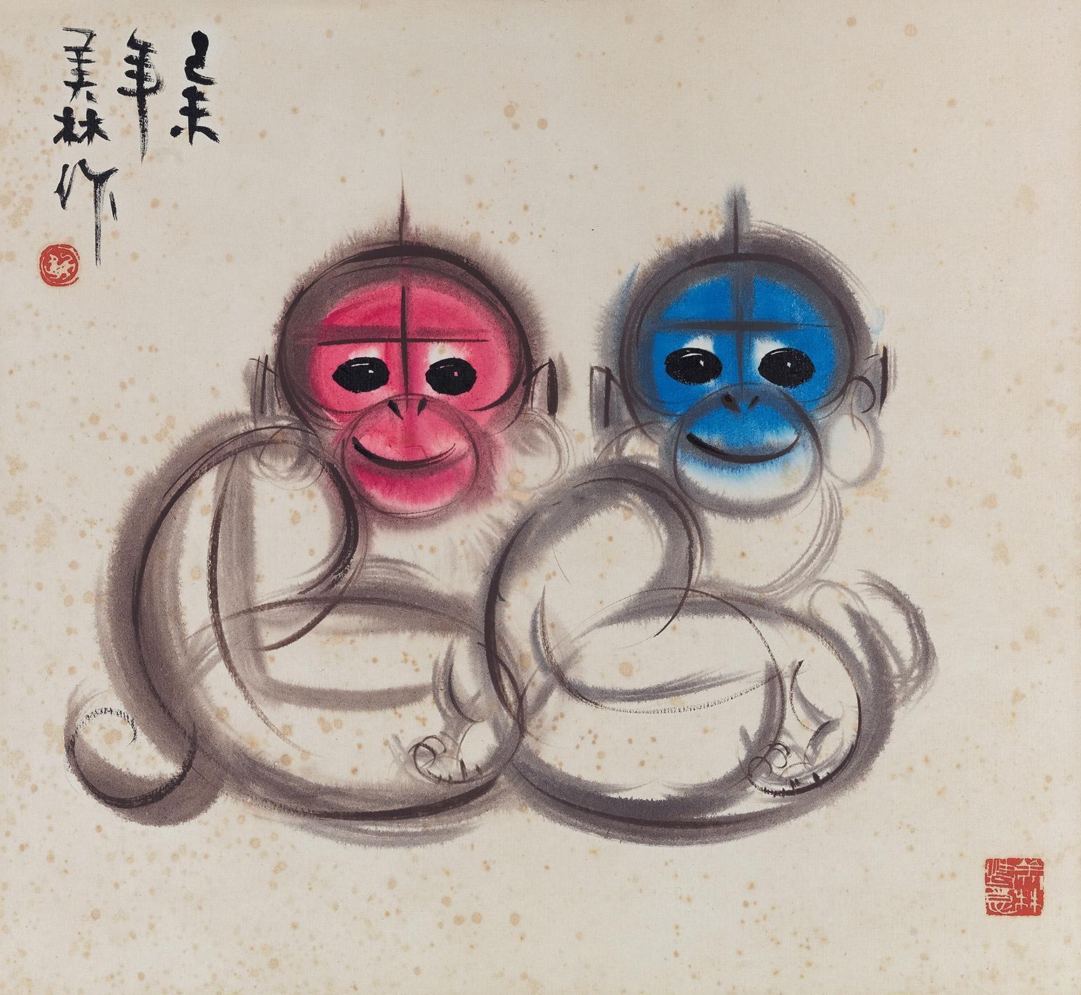 韩美林绘画作品欣赏