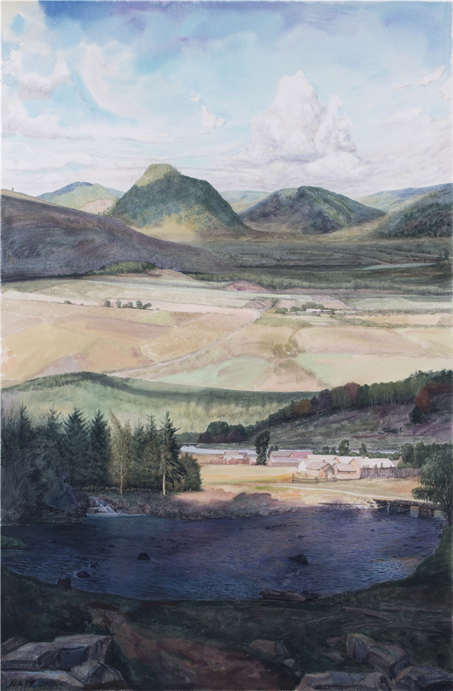 笔墨纵情 气势雄厚:画家孟宪德作品赏析|哈尔滨师范大学|水彩|风景画