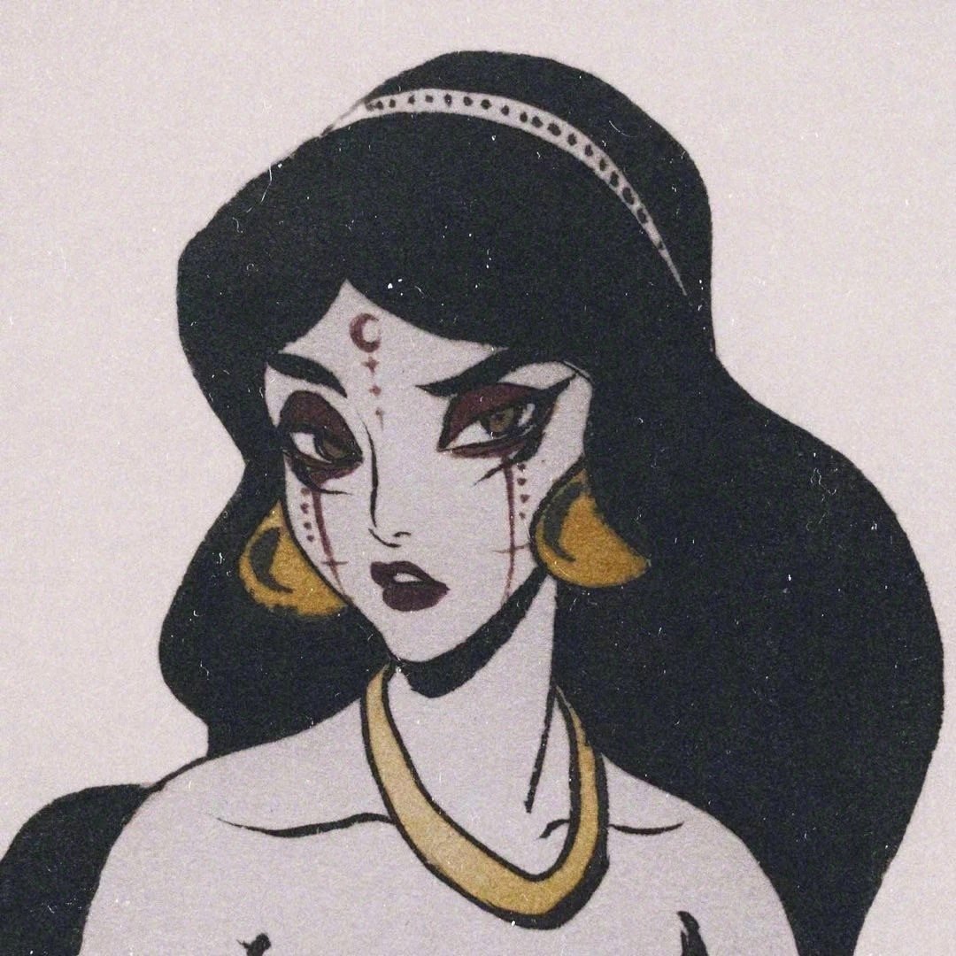 迪士尼暗黑系公主头像