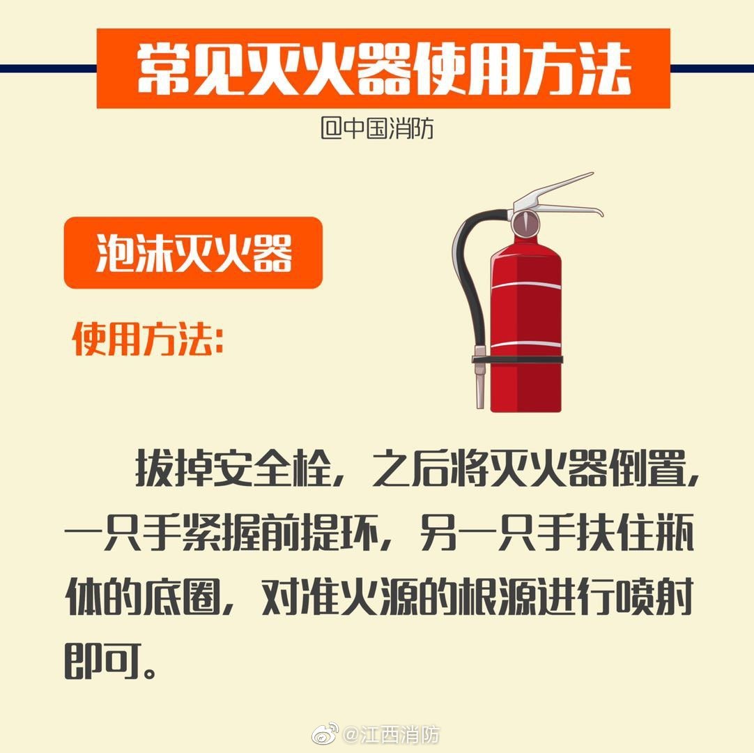 灭火器你真的会用么 灭火器你真的会用么