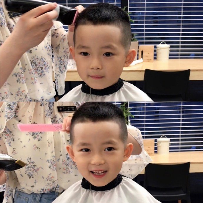 小男孩发型寸头 儿童图片