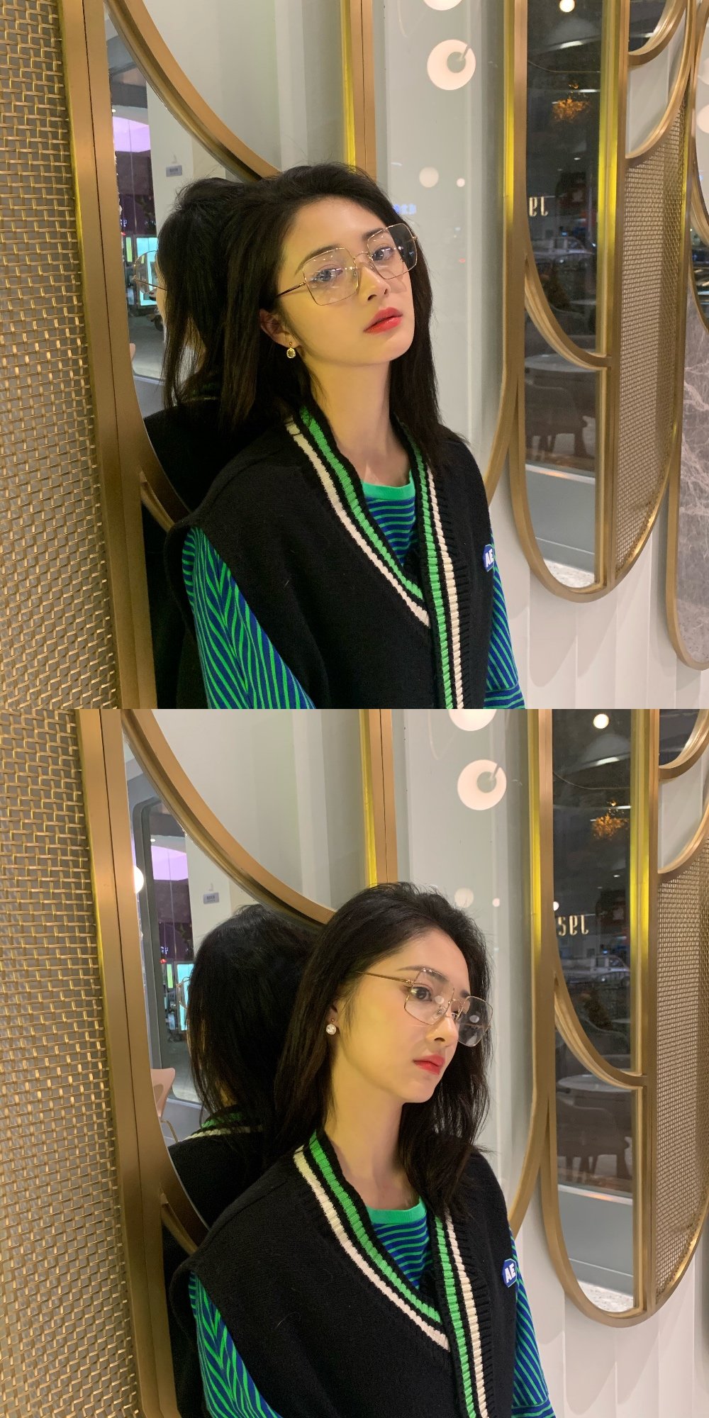 周洁琼 × 十八宫格营业图,吸吸妹妹的美颜~_高清图集_新浪网