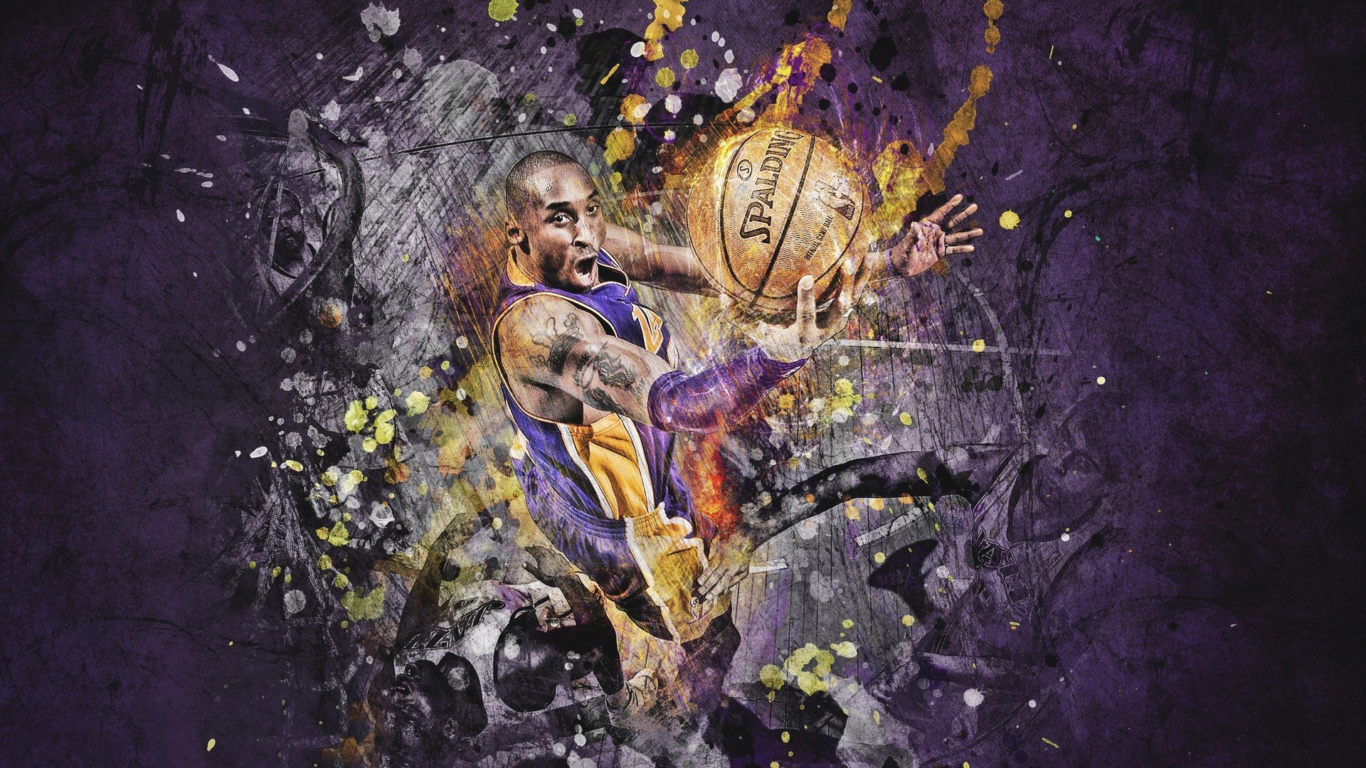NBA科比特效壁纸图片