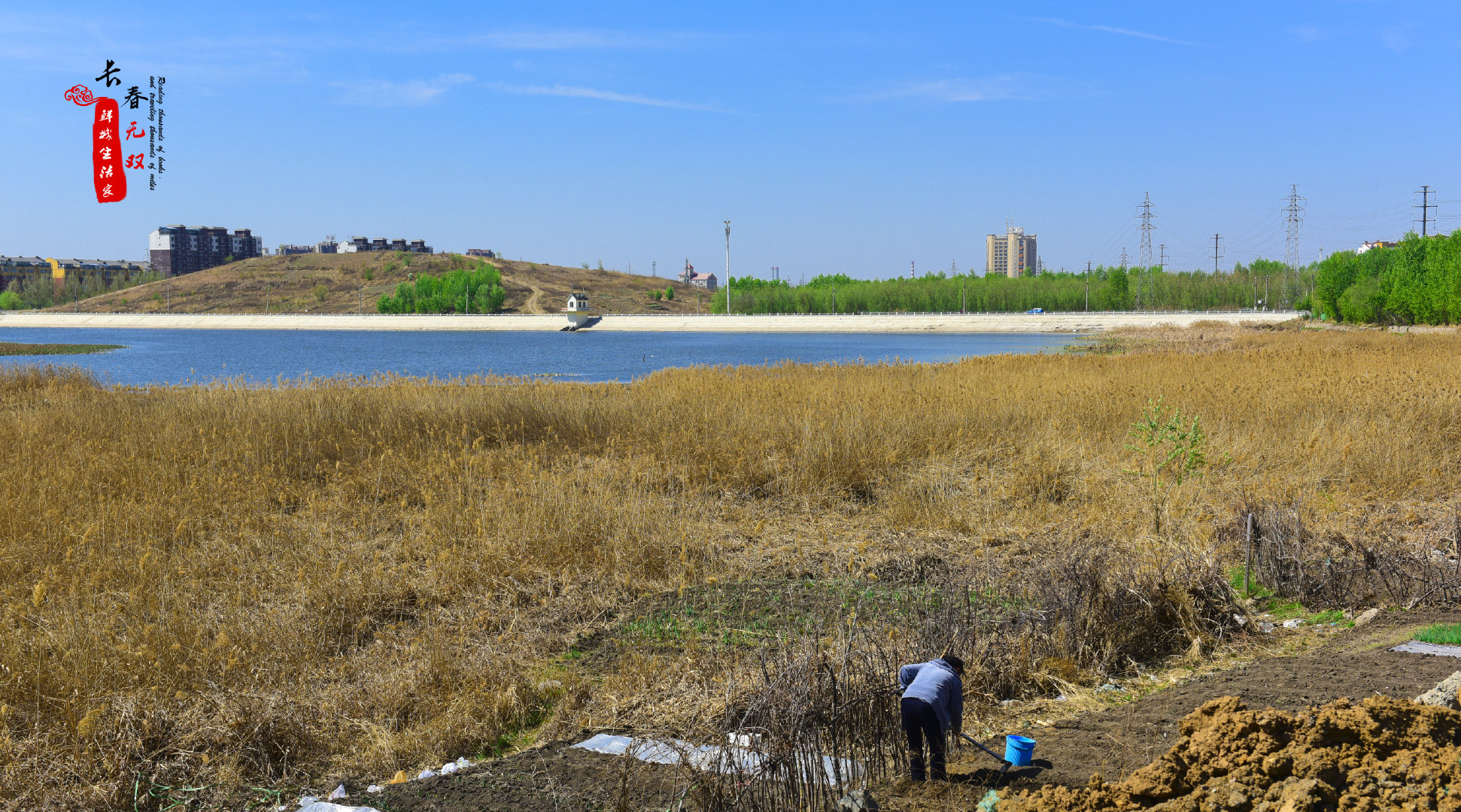 五一不远游-2!同心湖,现今还稍嫌黯淡