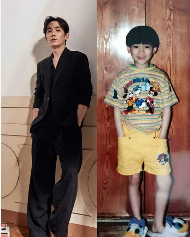 明星们的十年前后对比,罗云熙童颜,网友:是吃"可爱"长大的