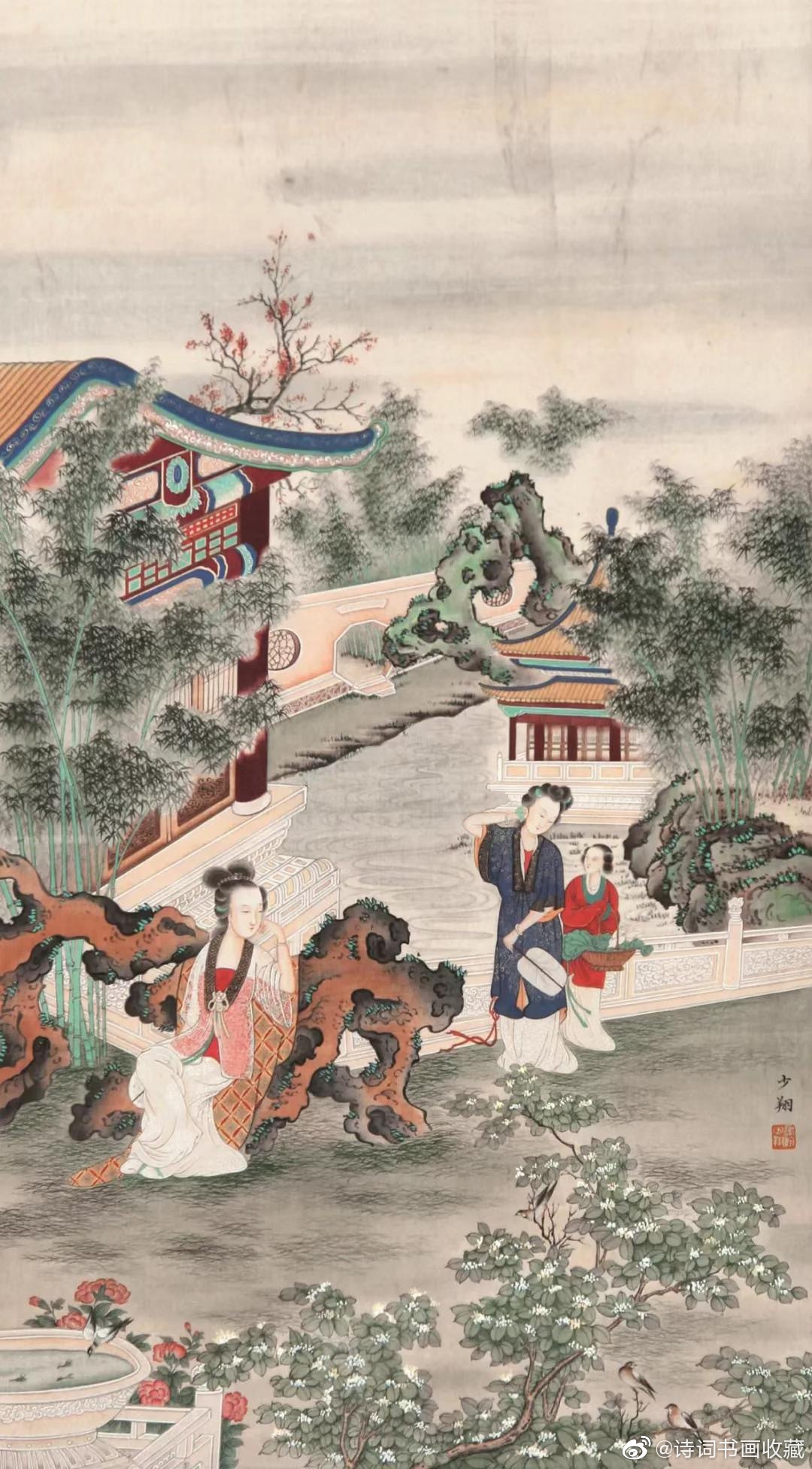 晏少翔工笔重彩作品欣赏|中国历史博物馆|工笔画|北平_新浪新闻