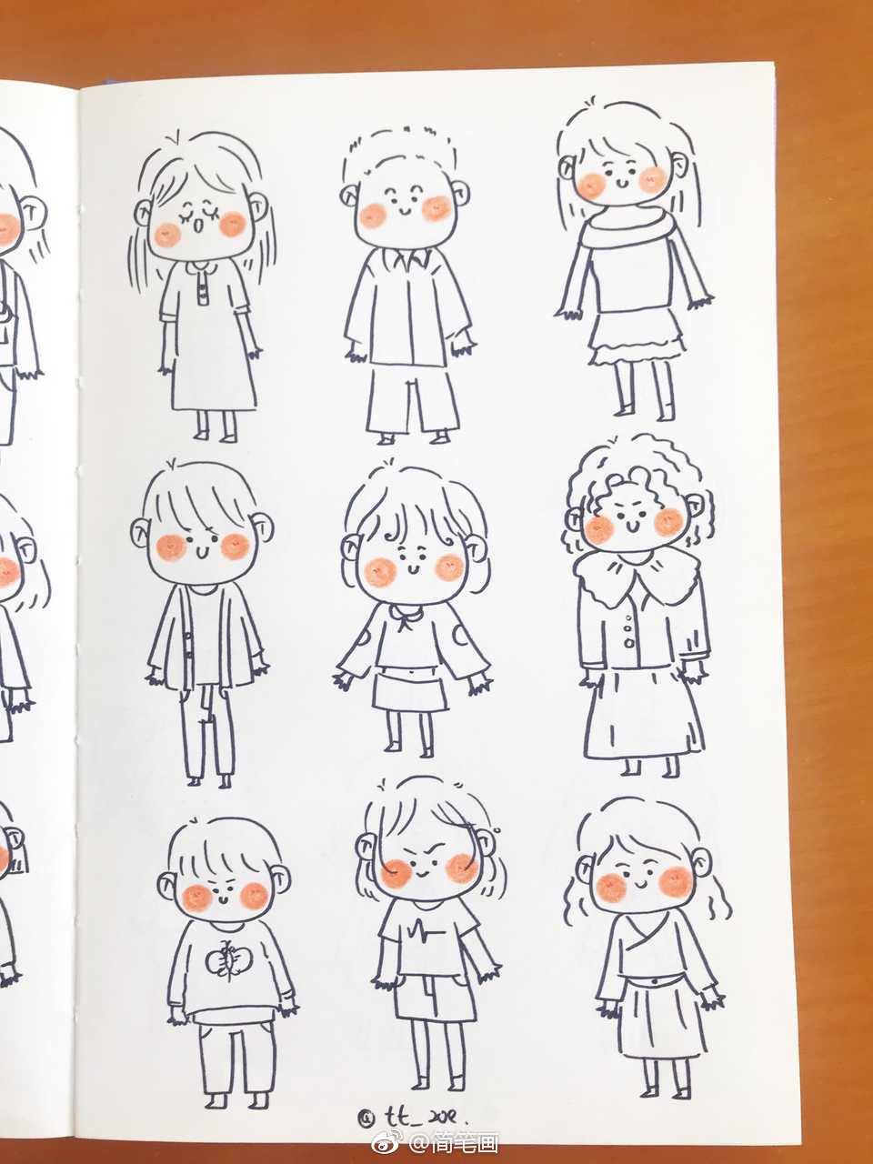 81个不同国家的简笔画小人（投稿：@七七_zoe）|简笔画|投稿|小人_新浪新闻