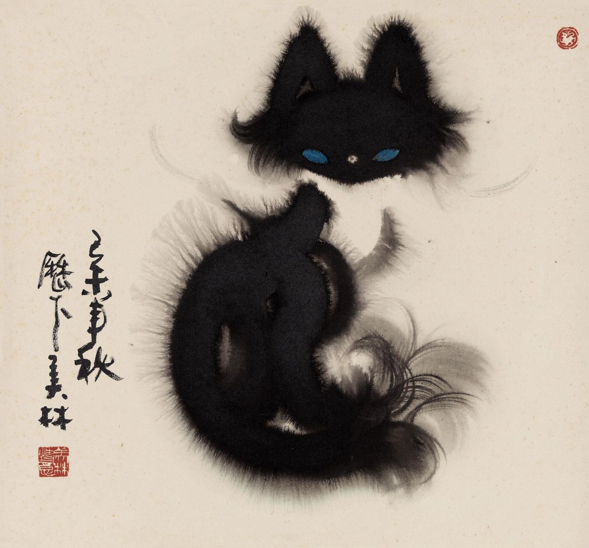 韩美林绘画作品欣赏