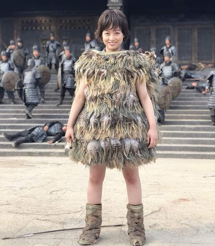 桥本环奈新电影王者天下中的河了貂造型