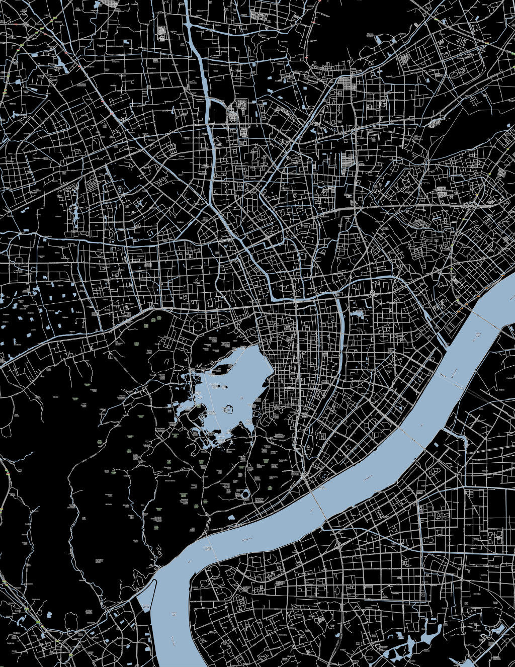 中国城市肌理图