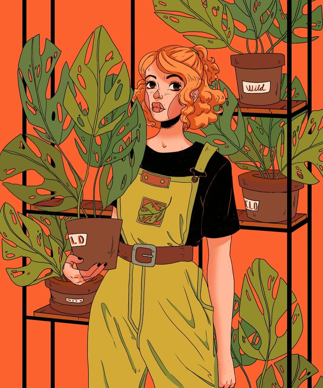 舒服配色插画师 ins _c.pop