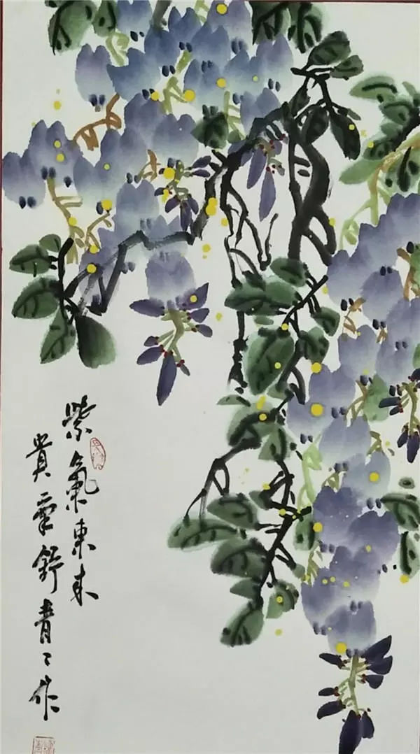 画家刘青花鸟作品欣赏