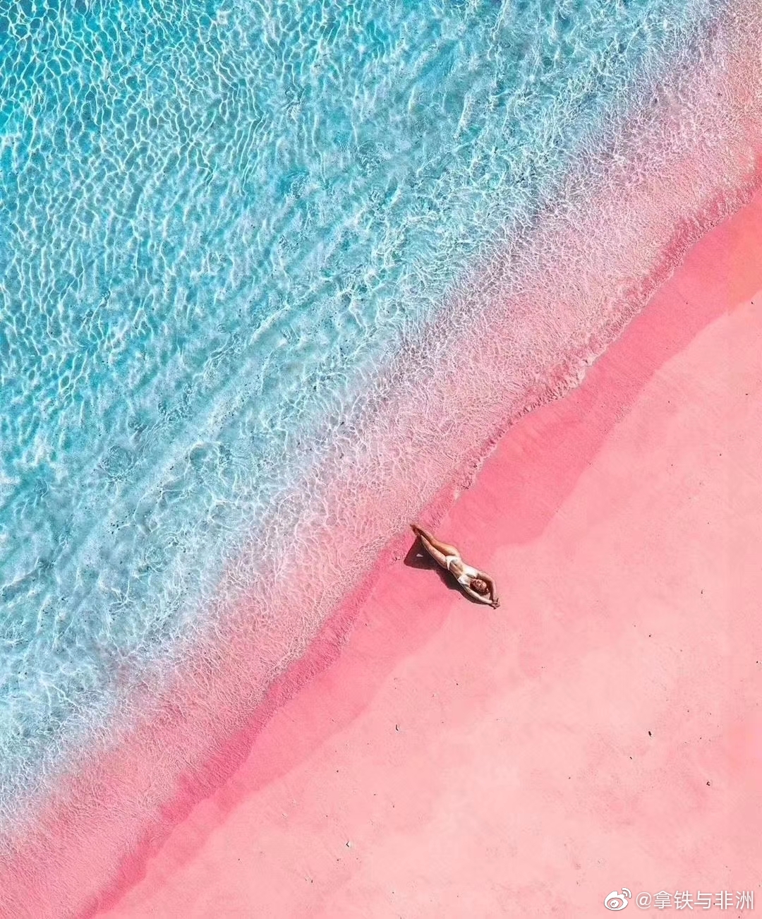 粉色沙滩据我所知,除了巴哈马海岛