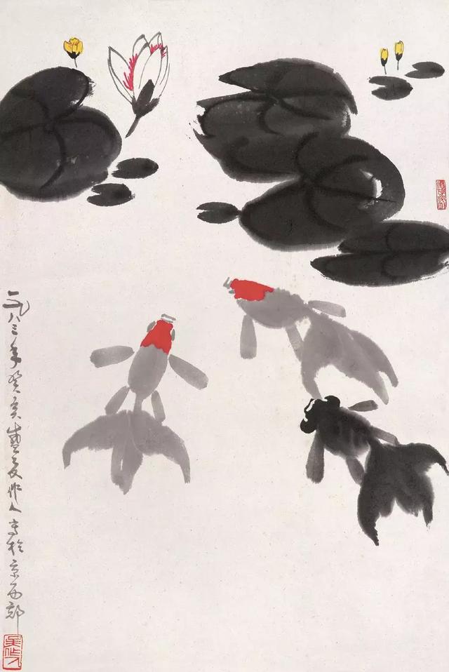 齐白石擅长画虾,徐悲鸿擅长画马,吴作人最擅长的则是画熊猫.