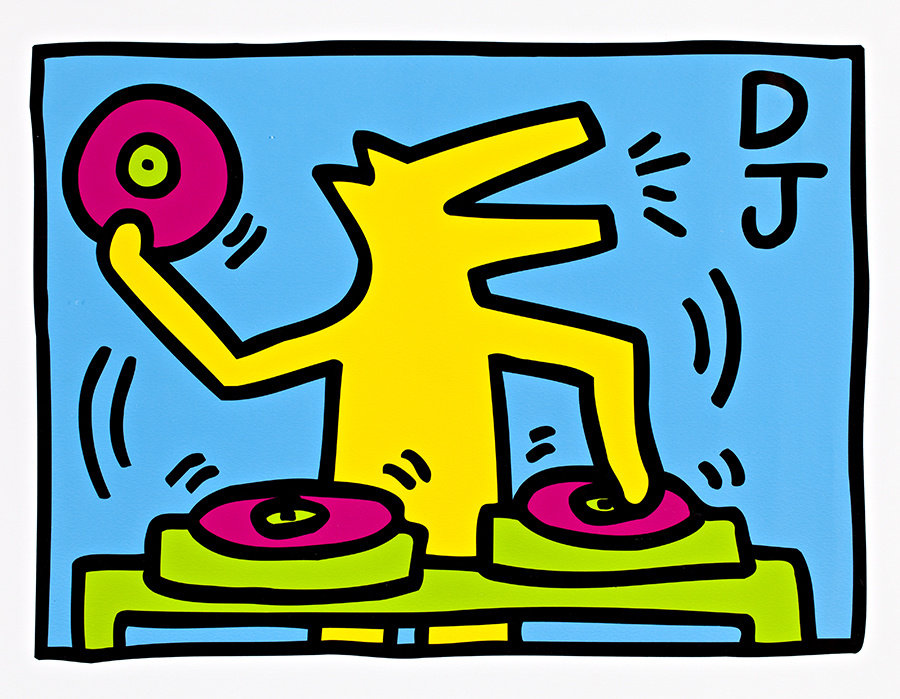 美国涂鸦艺术家keithharing作品