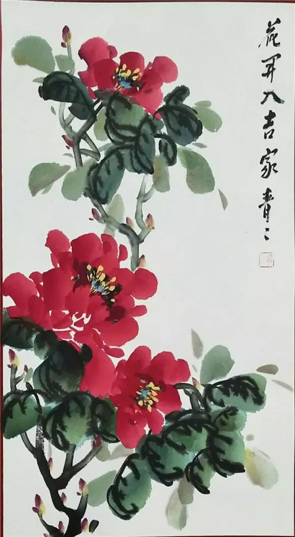 画家刘青花鸟作品欣赏