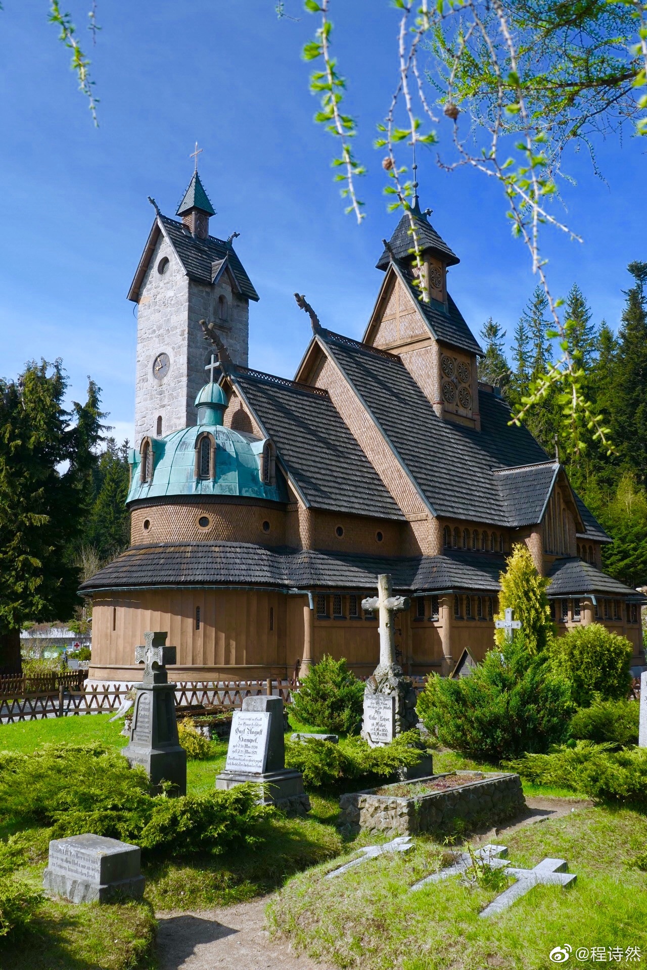 波兰,下西里西亚省,卡尔帕奇小镇王教堂