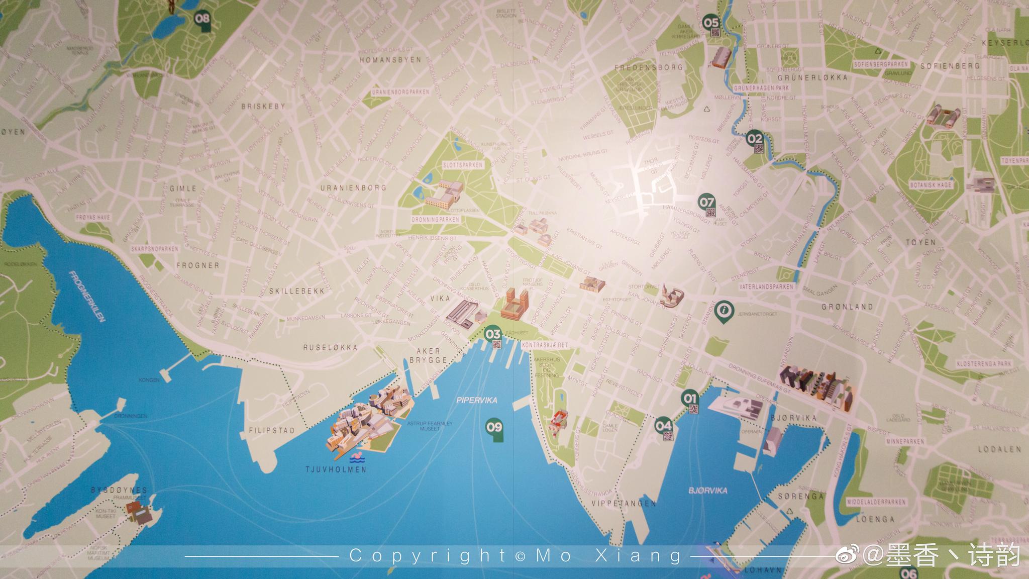 挪威首都奥斯陆虽然这座城市不大