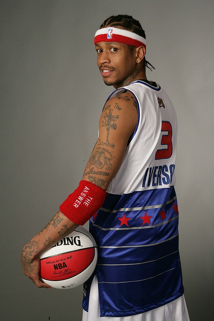 2006年全明星艾弗森拍摄的定妆照. 钟艾一生!