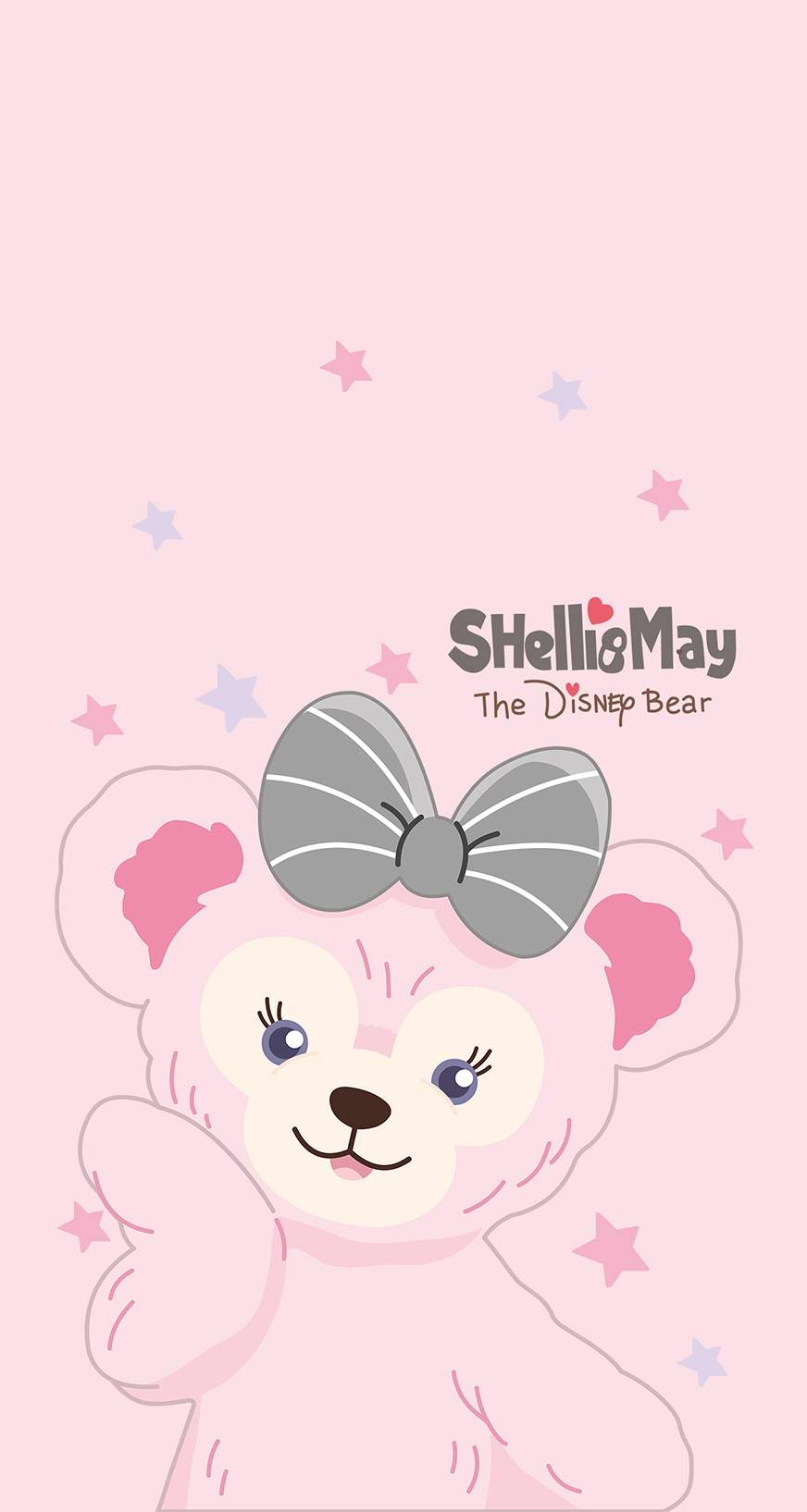 迪士尼 达菲熊 雪莉玫丨壁纸可可爱爱 .