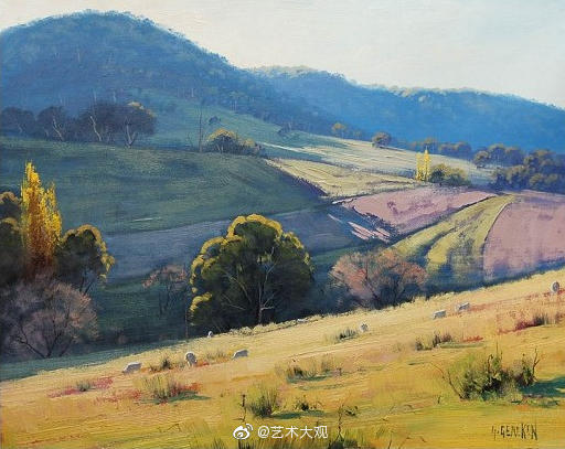 充满阳光味道的风景 | 澳大利亚画家格雷厄姆·格尔肯油画作品-1澳大