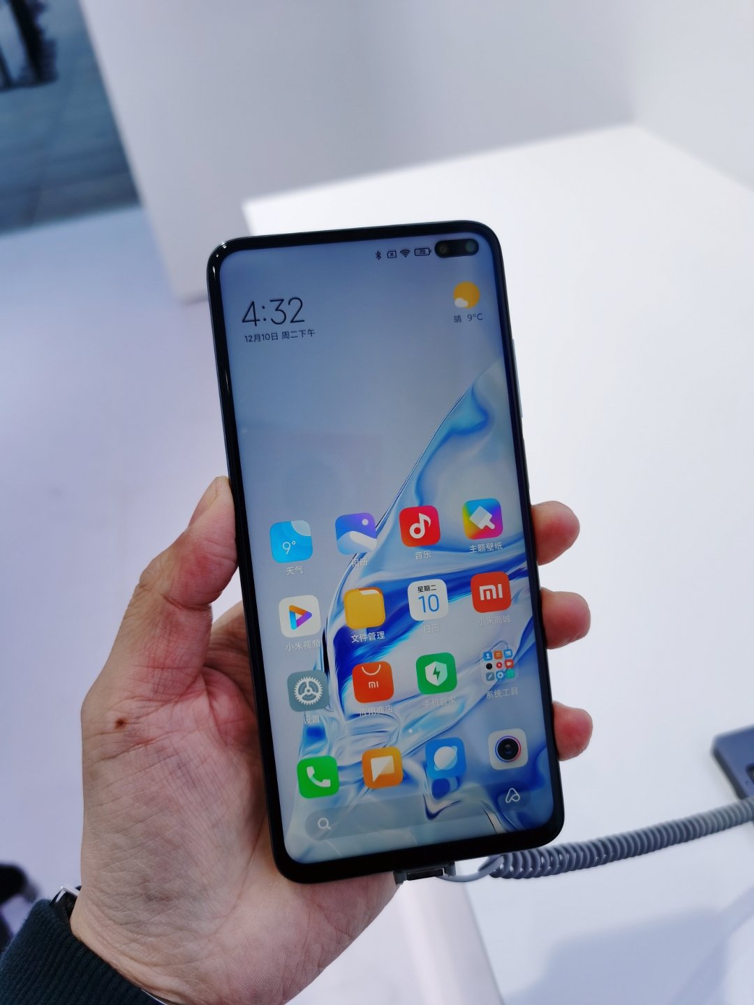 红米k305g白色款真机