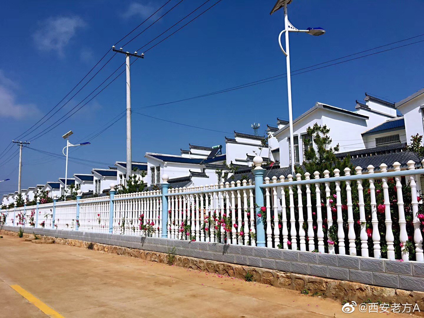 记蓝田县新农村建设美的一塌糊涂蓝田新黑沟村一个从山洼