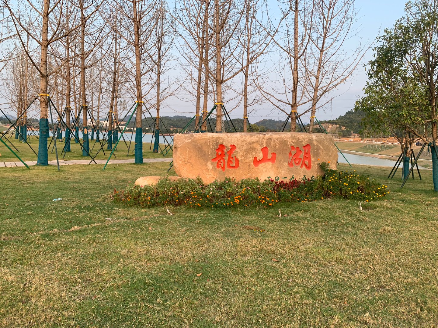 景德镇这个龙山湖公园美景初现