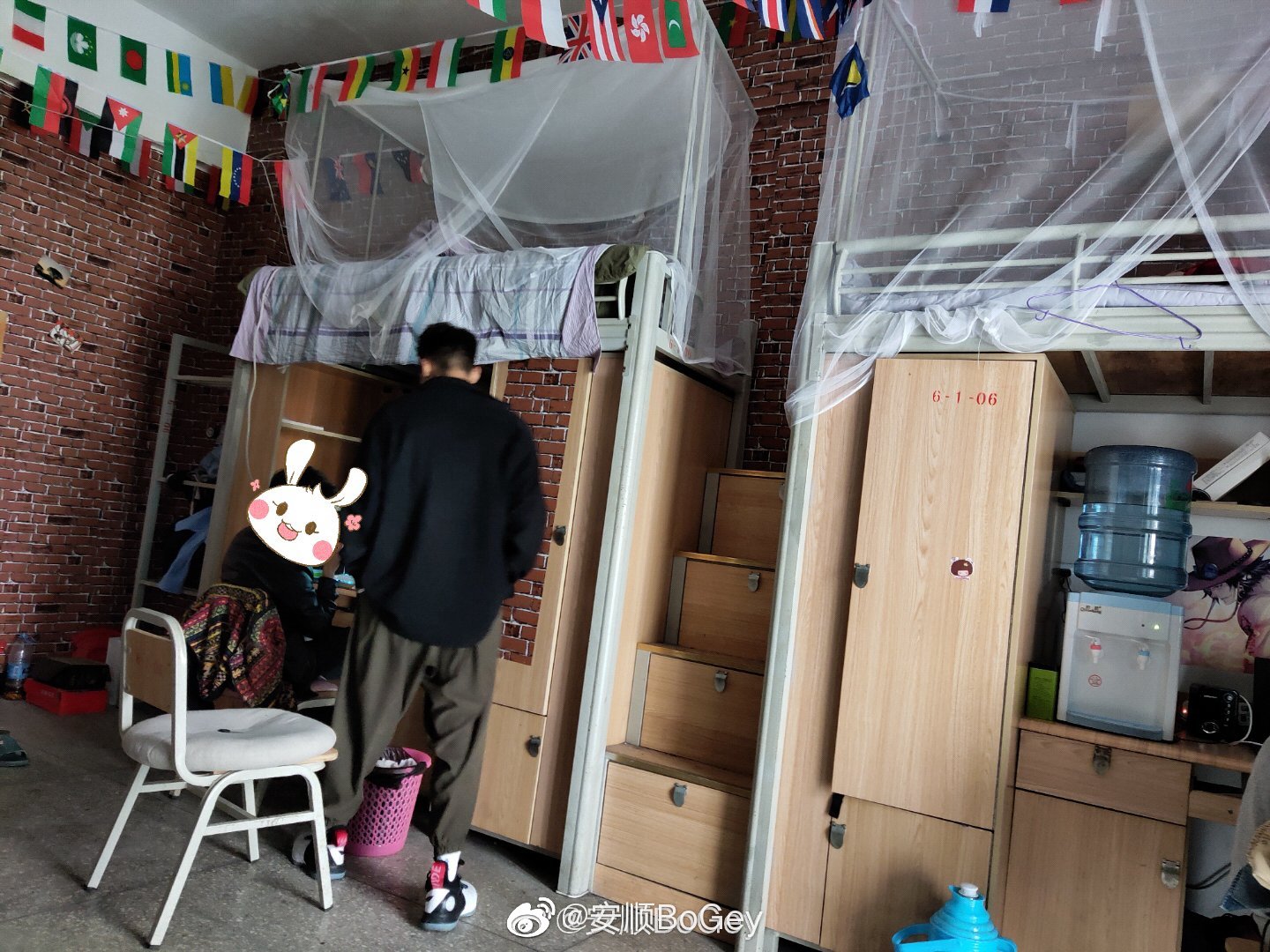 我来安顺职院玩,这个宿舍也太好了吧我以