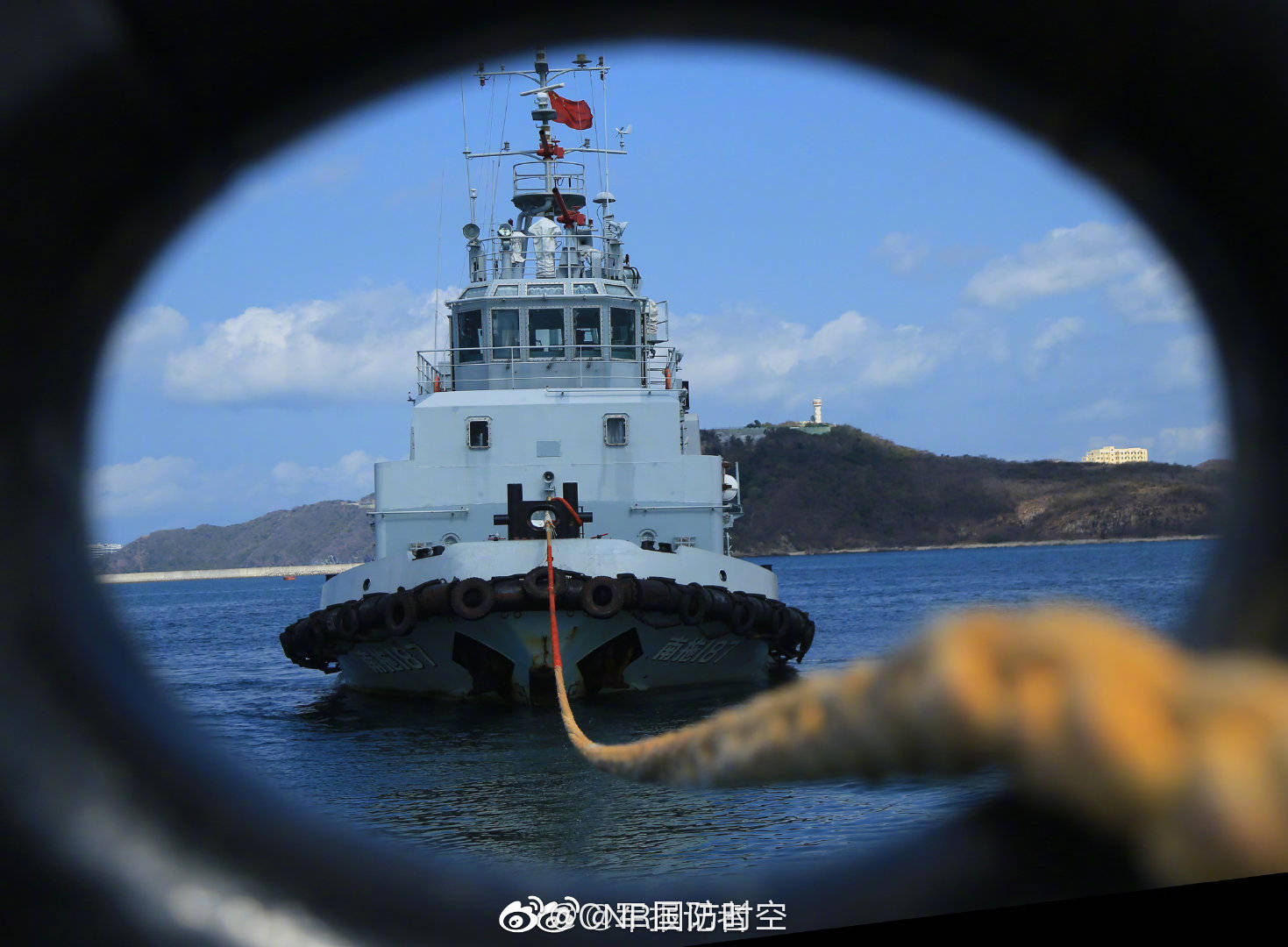 小拖船,大能量!且看大马力全旋回拖船海训精彩瞬间