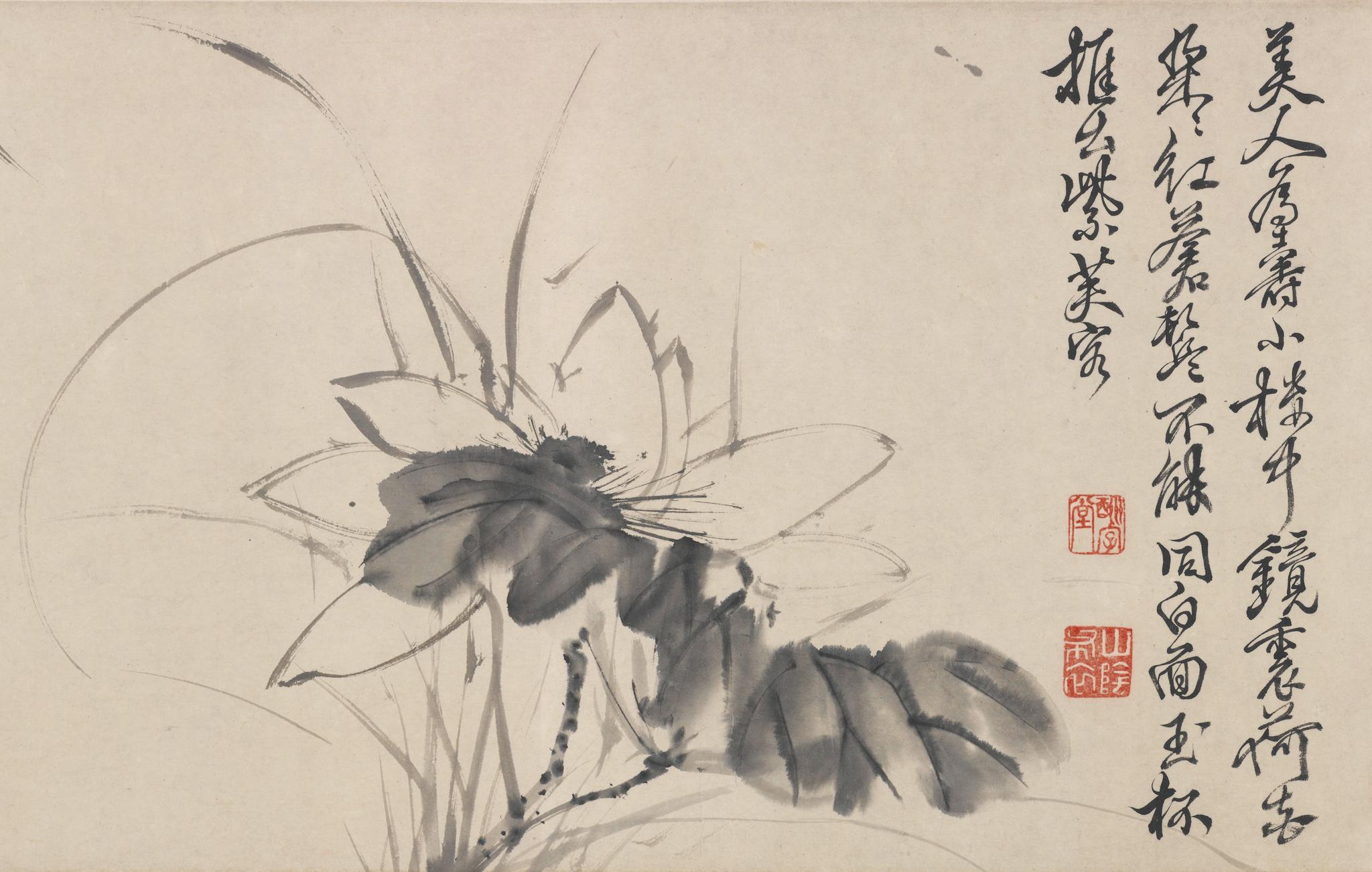 平生只为花低头丨徐渭花卉卷