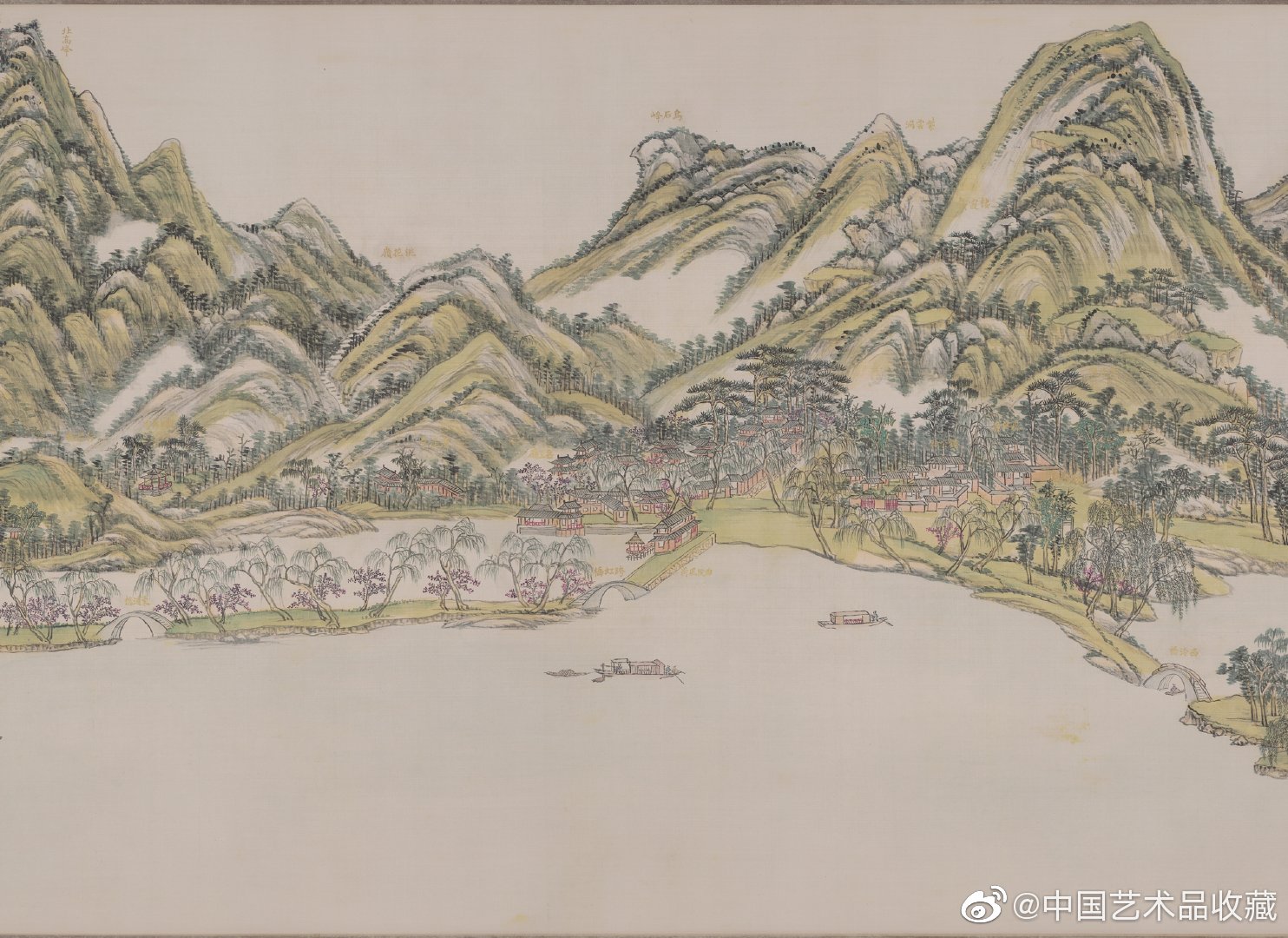 清 王原祁 《西湖十景图》