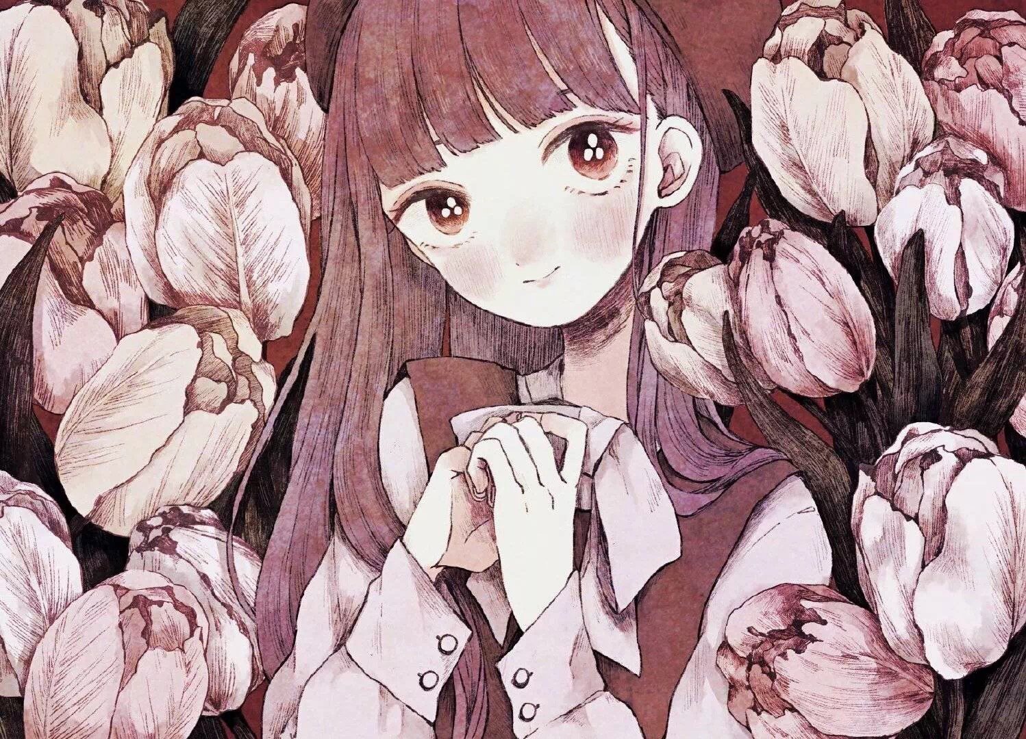 花与少女画师 胡桃坂twi Momo Walnut 花与少女画师 胡桃坂twi Momo Walnut